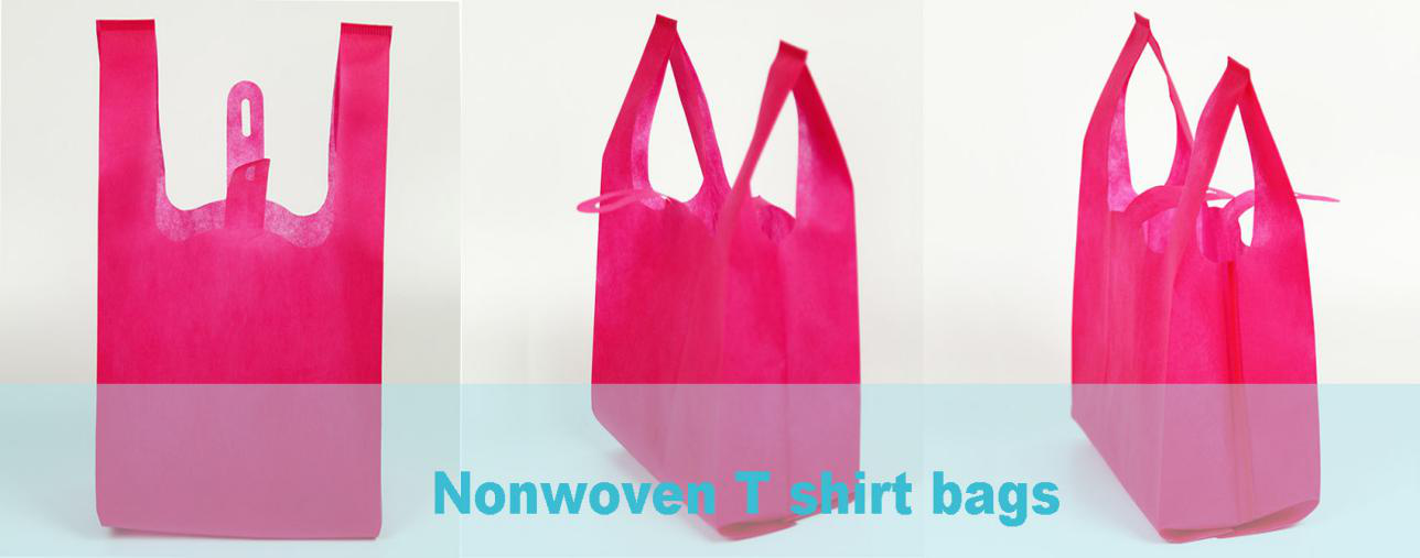  Nonwoven T shirt bag 