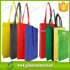 Ricicla il sacchetto di mano non tessuto pp / sacchetto di acquisto prodotto da Quanzhou Golden Nonwoven Co.,ltd