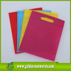 Borse non tessute tagliate a tinta unita di colore diverso personalizzate di alta qualità prodotto da Quanzhou Golden Nonwoven Co.,ltd