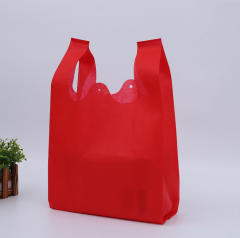shopping bag riutilizzabile in eco-friendly t-shirt bag prodotto da Quanzhou Golden Nonwoven Co.,ltd