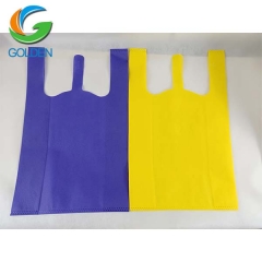 t-shirt promozionale non tessuta shopping bag gilet borsa non tessuta prodotto da Quanzhou Golden Nonwoven Co.,ltd